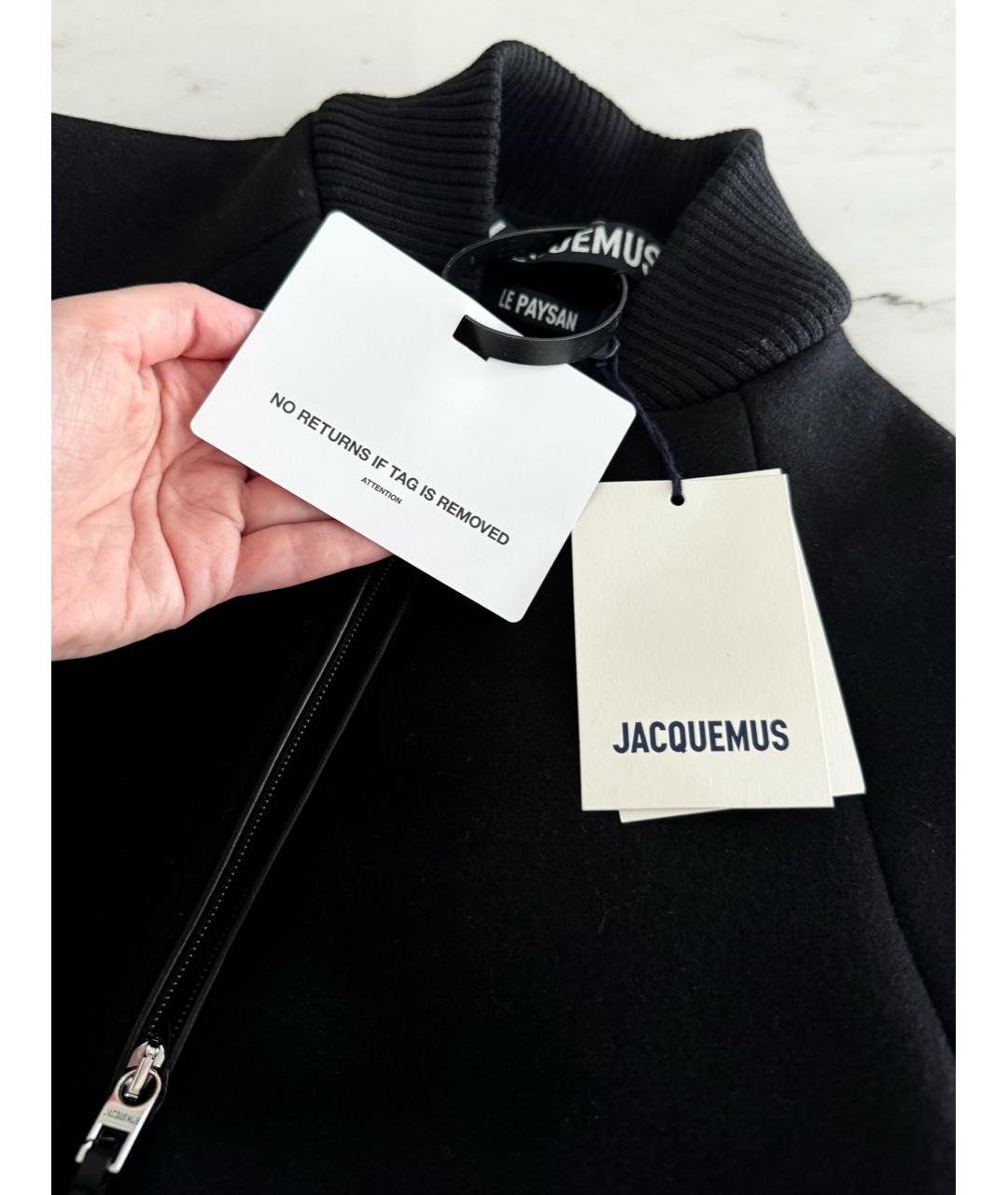 JACQUEMUS Черная шерстяная куртка, фото 5
