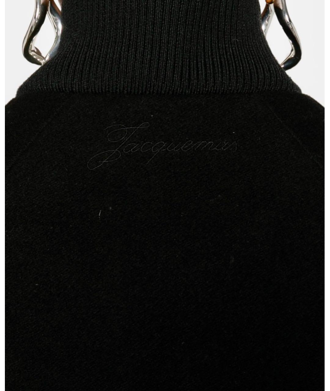 JACQUEMUS Черная шерстяная куртка, фото 3