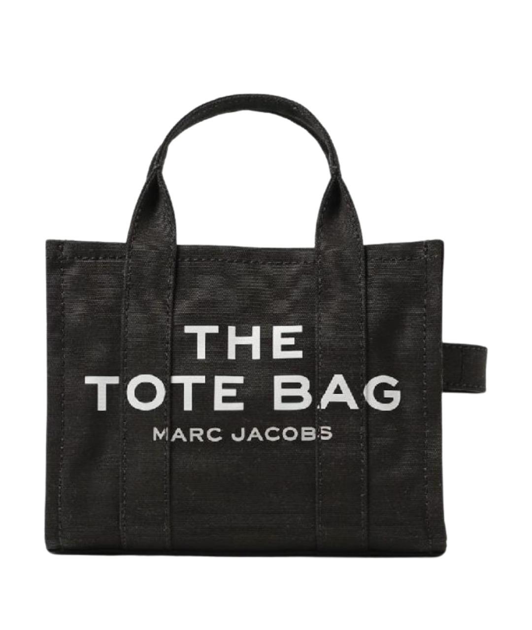 MARC JACOBS Черная тканевая сумка тоут, фото 1