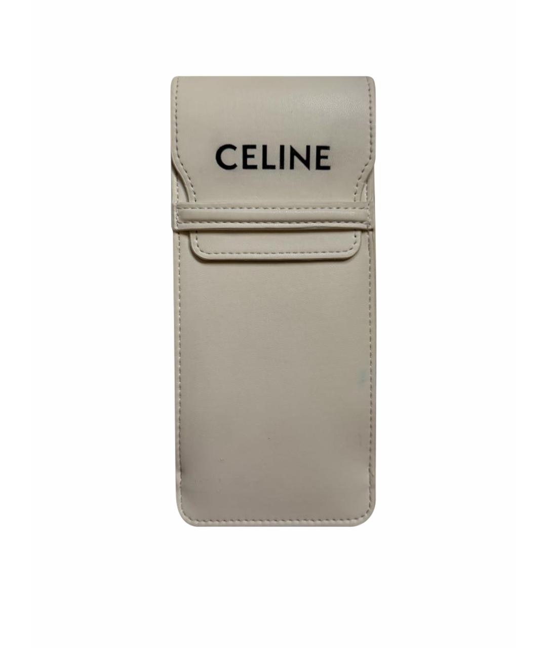 CELINE Белая сумка через плечо из искусственной кожи, фото 1