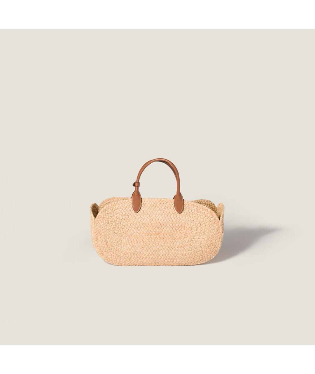 MIU MIU Коричневая сумка с короткими ручками, фото 3