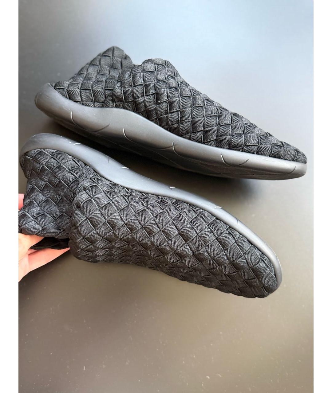 BOTTEGA VENETA Черные кроссовки, фото 3