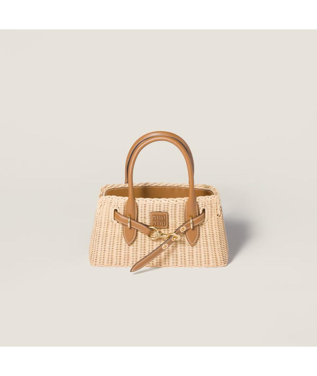 MIU MIU Коричневая сумка с короткими ручками, фото 8