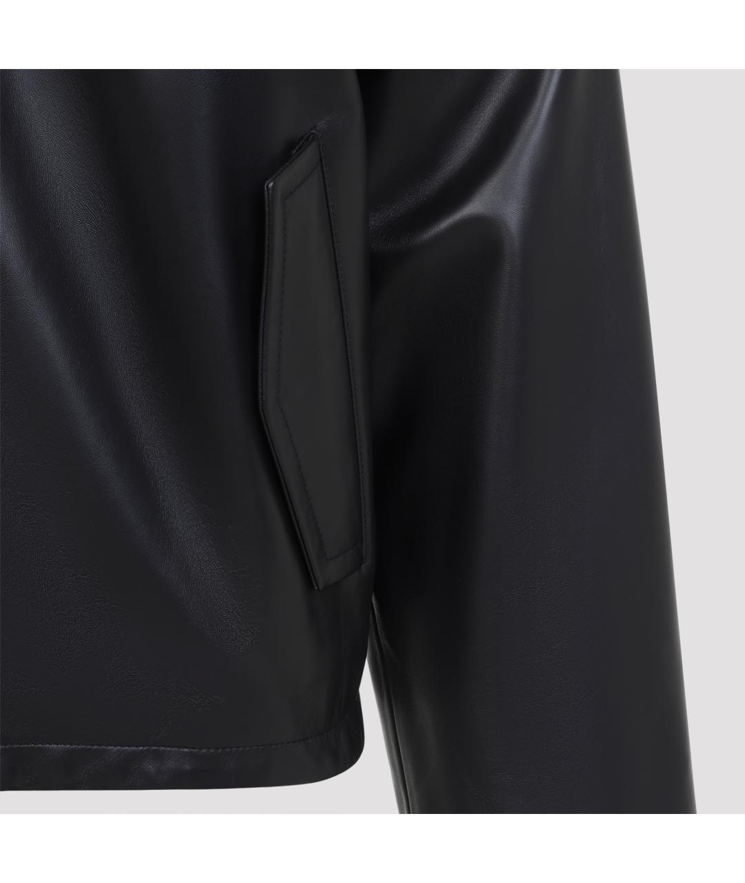 BOTTEGA VENETA Черная кожаная куртка, фото 6