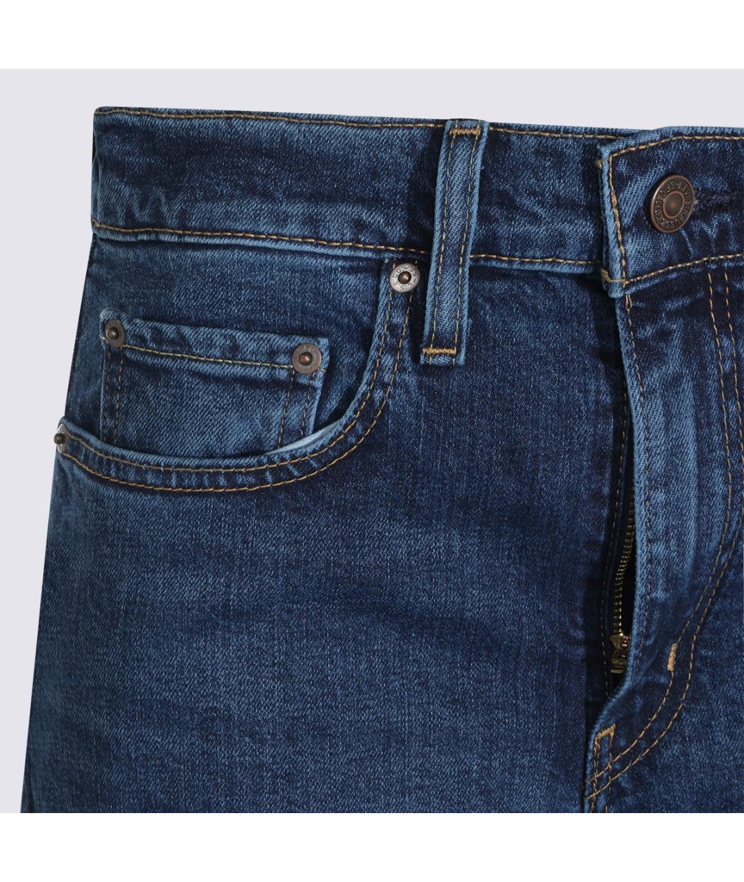 LEVI'S Синие хлопко-эластановые джинсы клеш, фото 3