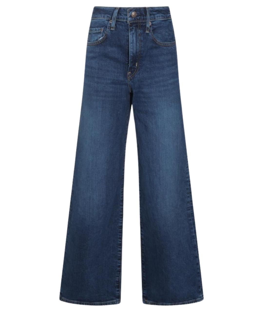 LEVI'S Синие хлопко-эластановые джинсы клеш, фото 1
