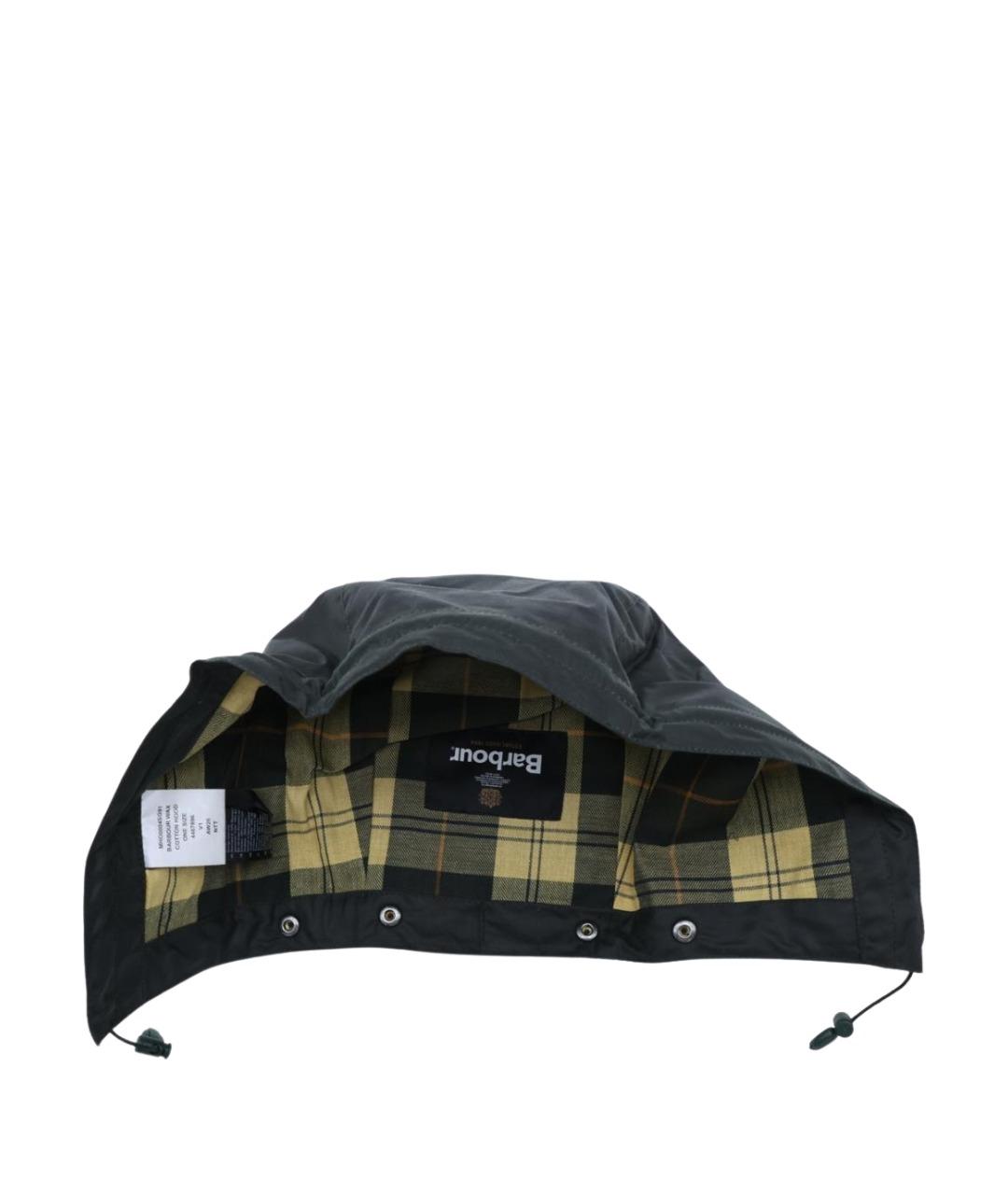 BARBOUR Зеленая хлопковая кепка/бейсболка, фото 1