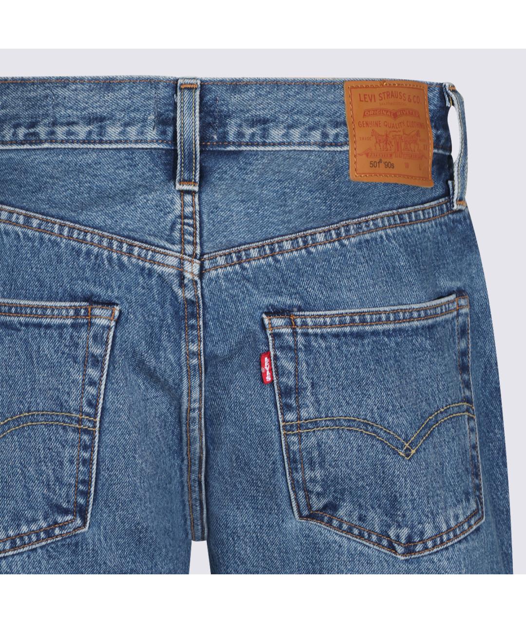 LEVI'S Хлопковые прямые джинсы, фото 5