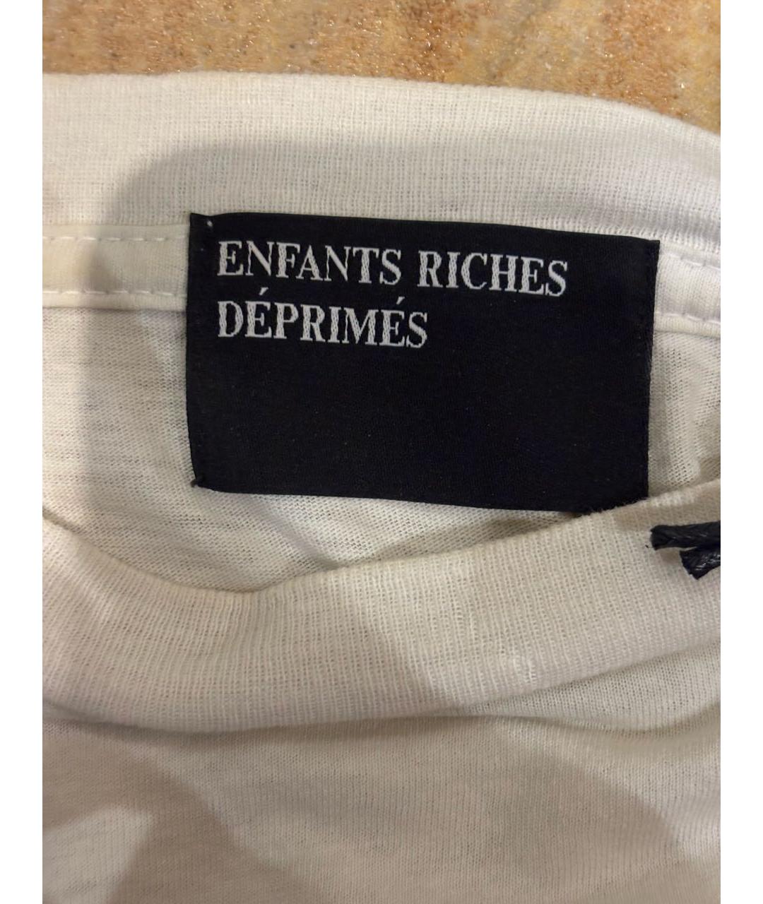 Enfants Riches Déprimés Белая хлопковая футболка, фото 4