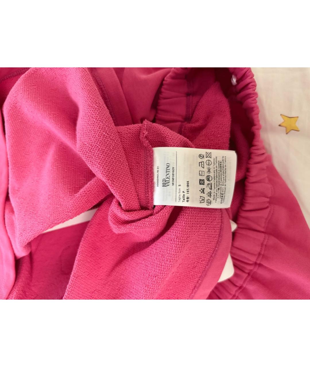 RED VALENTINO Розовый хлопковый костюм с юбками, фото 5