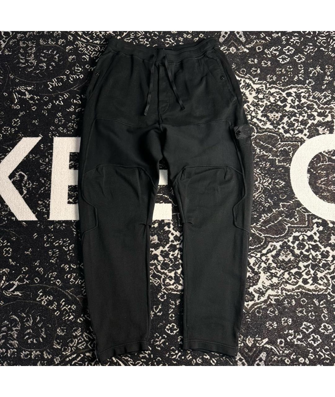 STONE ISLAND SHADOW PROJECT Черные хлопковые повседневные брюки, фото 7