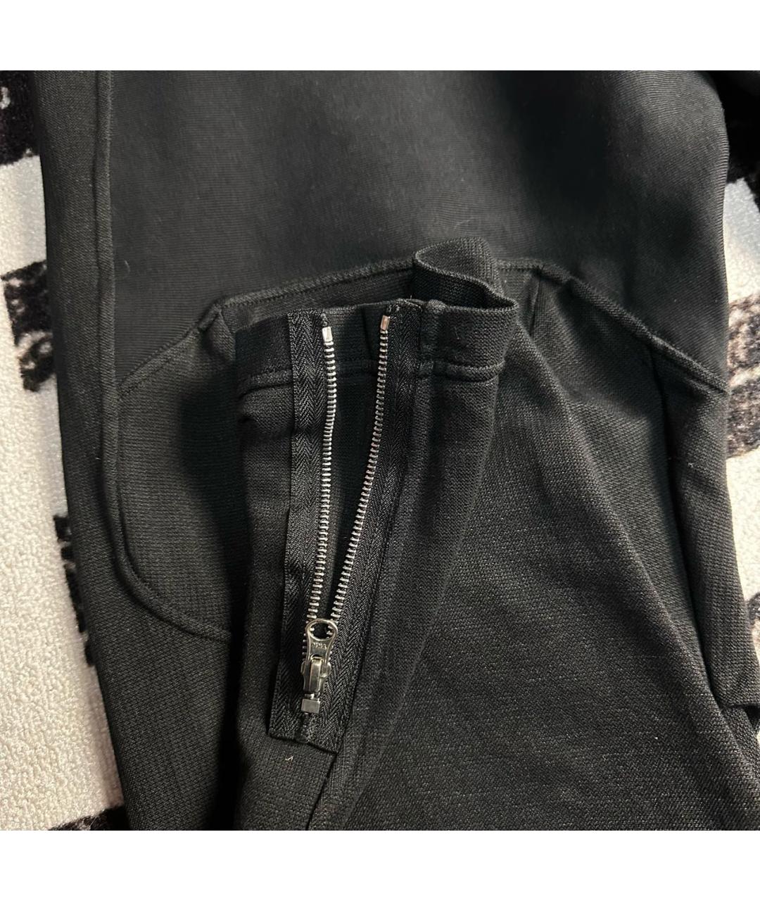 STONE ISLAND SHADOW PROJECT Черные хлопковые повседневные брюки, фото 4