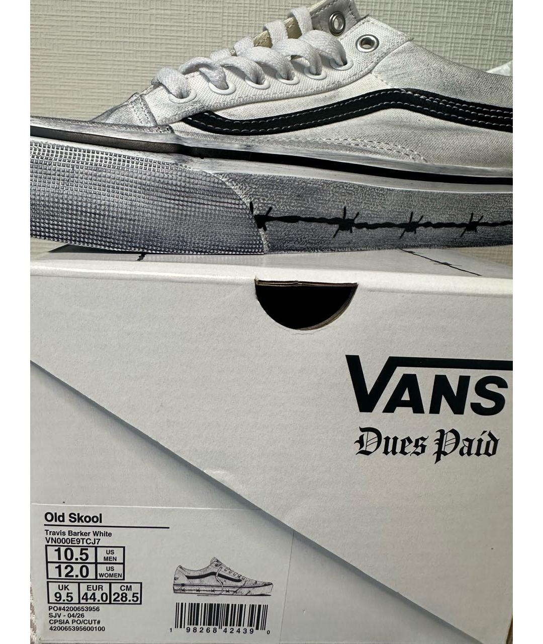VANS Белые низкие кроссовки / кеды, фото 5