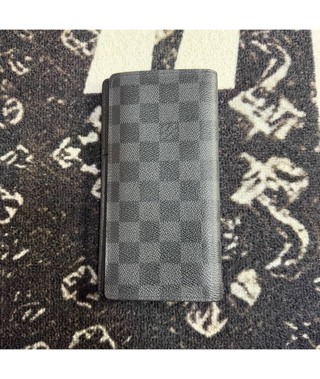 LOUIS VUITTON Черный кошелек, фото 4