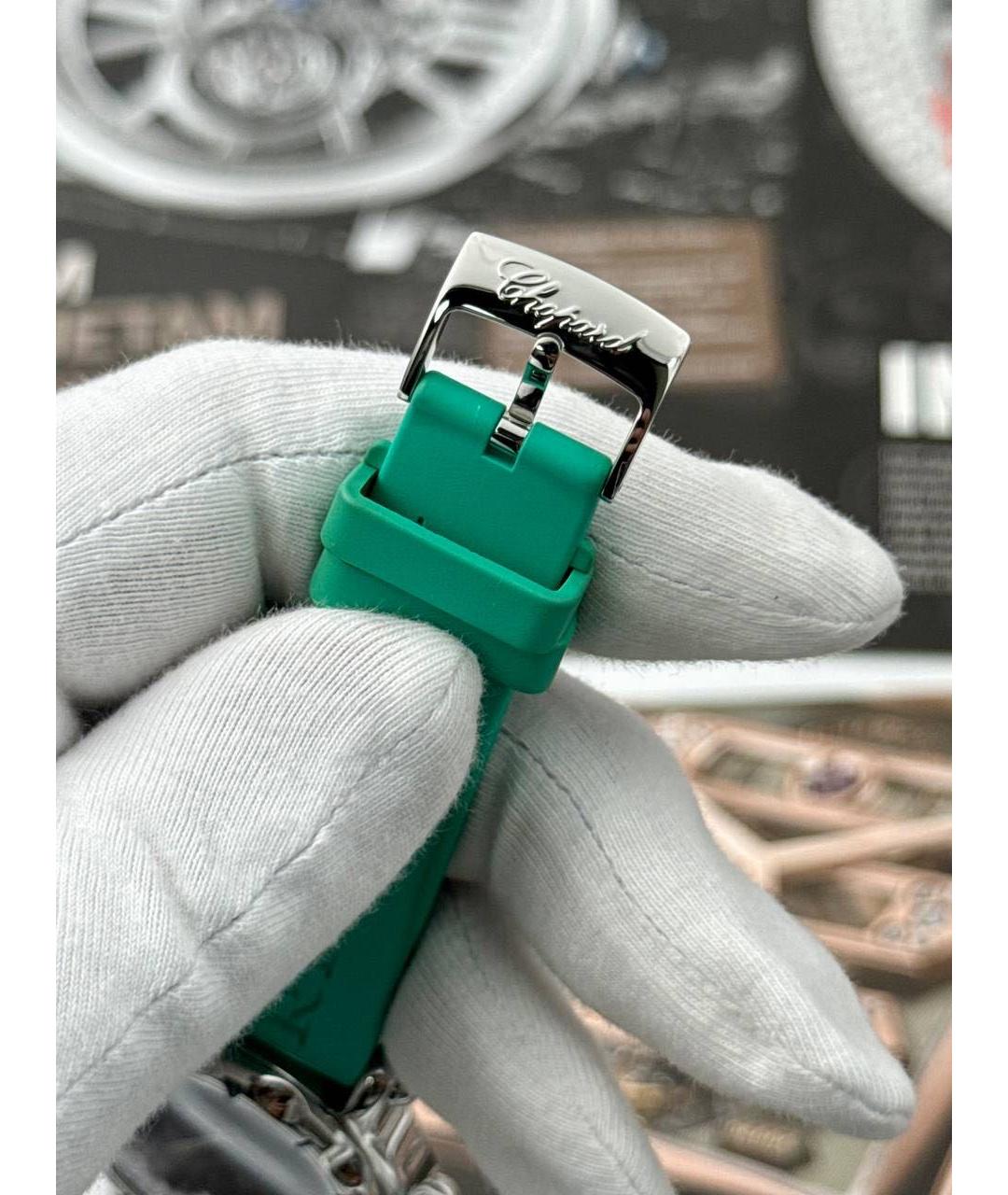 CHOPARD Зеленые часы, фото 4