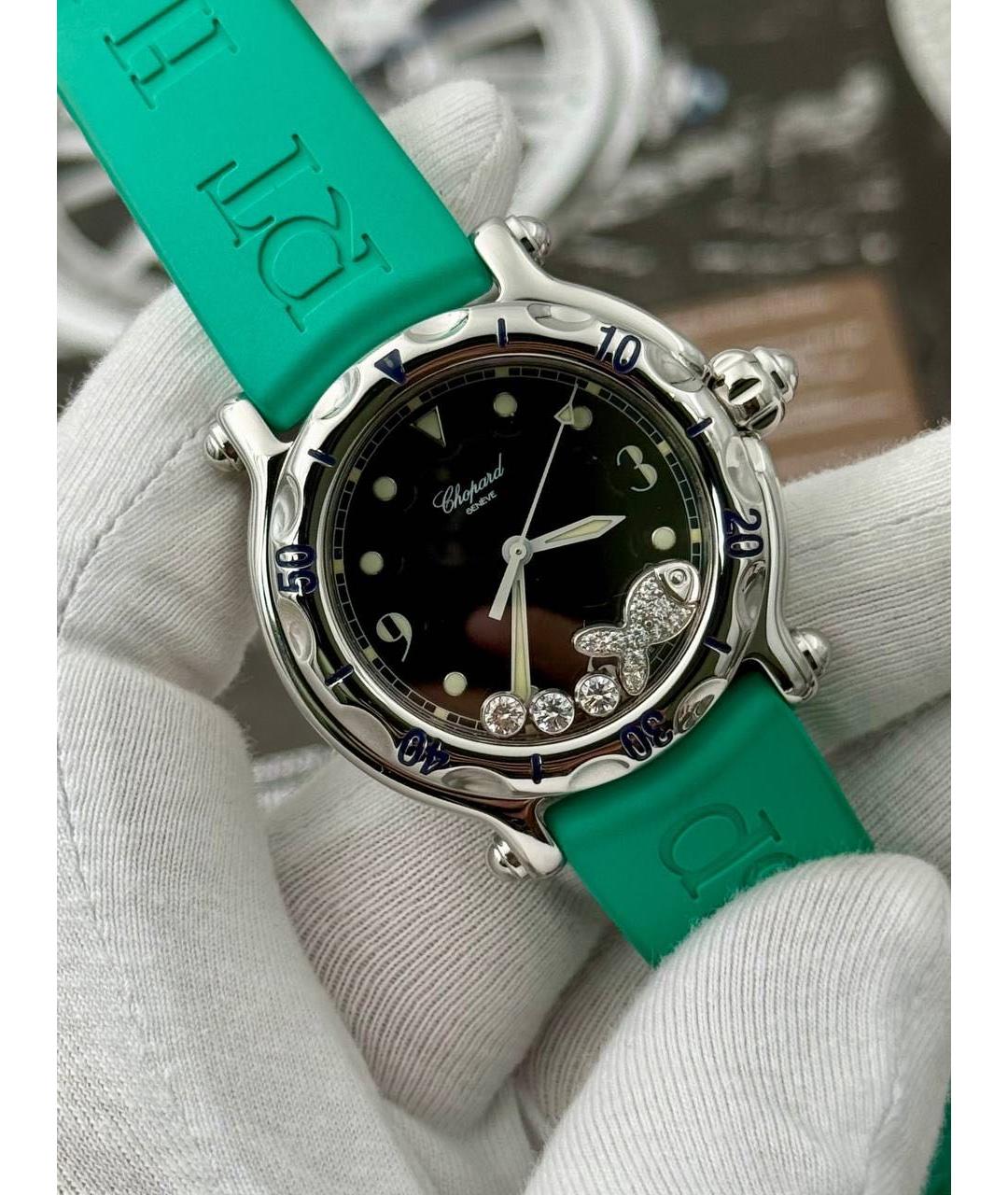 CHOPARD Зеленые часы, фото 3