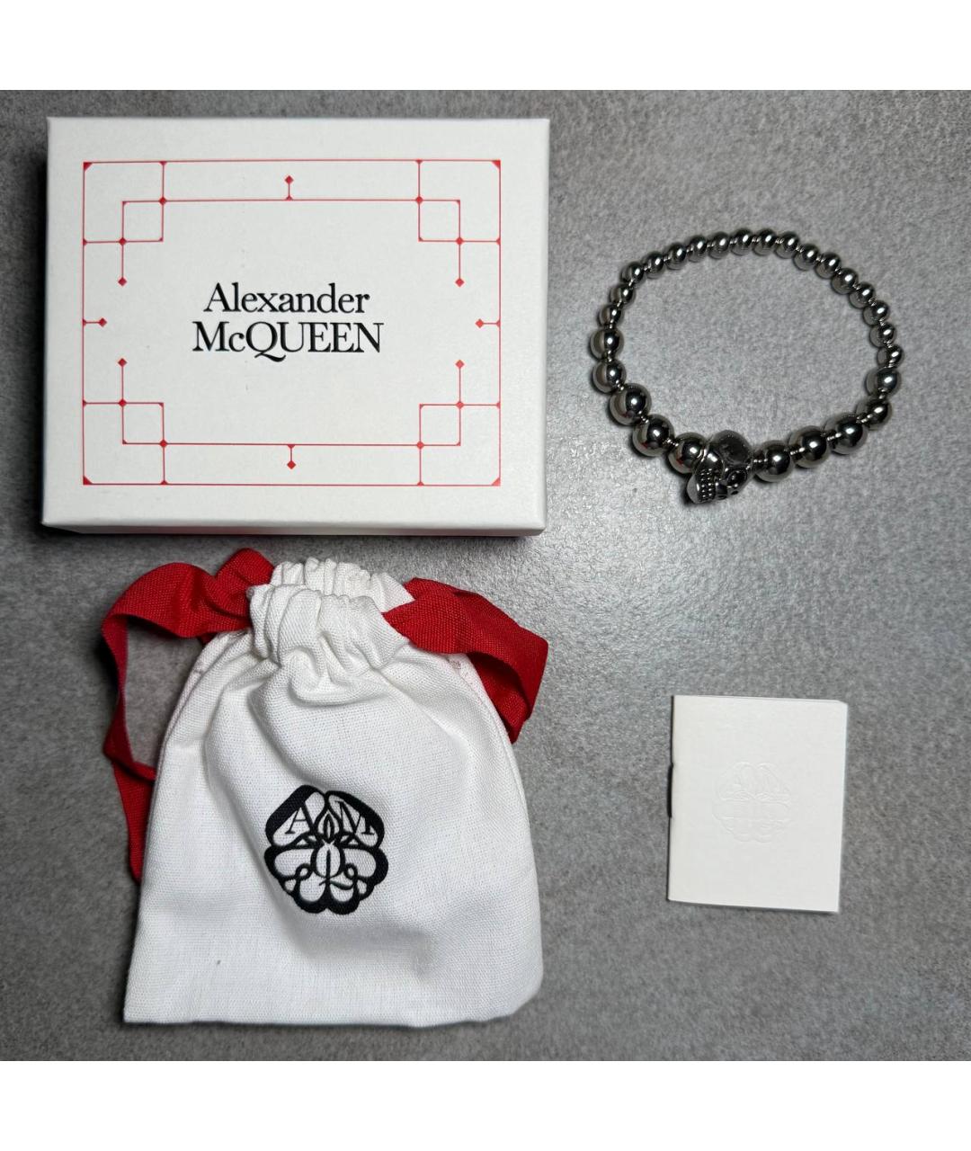ALEXANDER MCQUEEN Серебряный браслет, фото 5