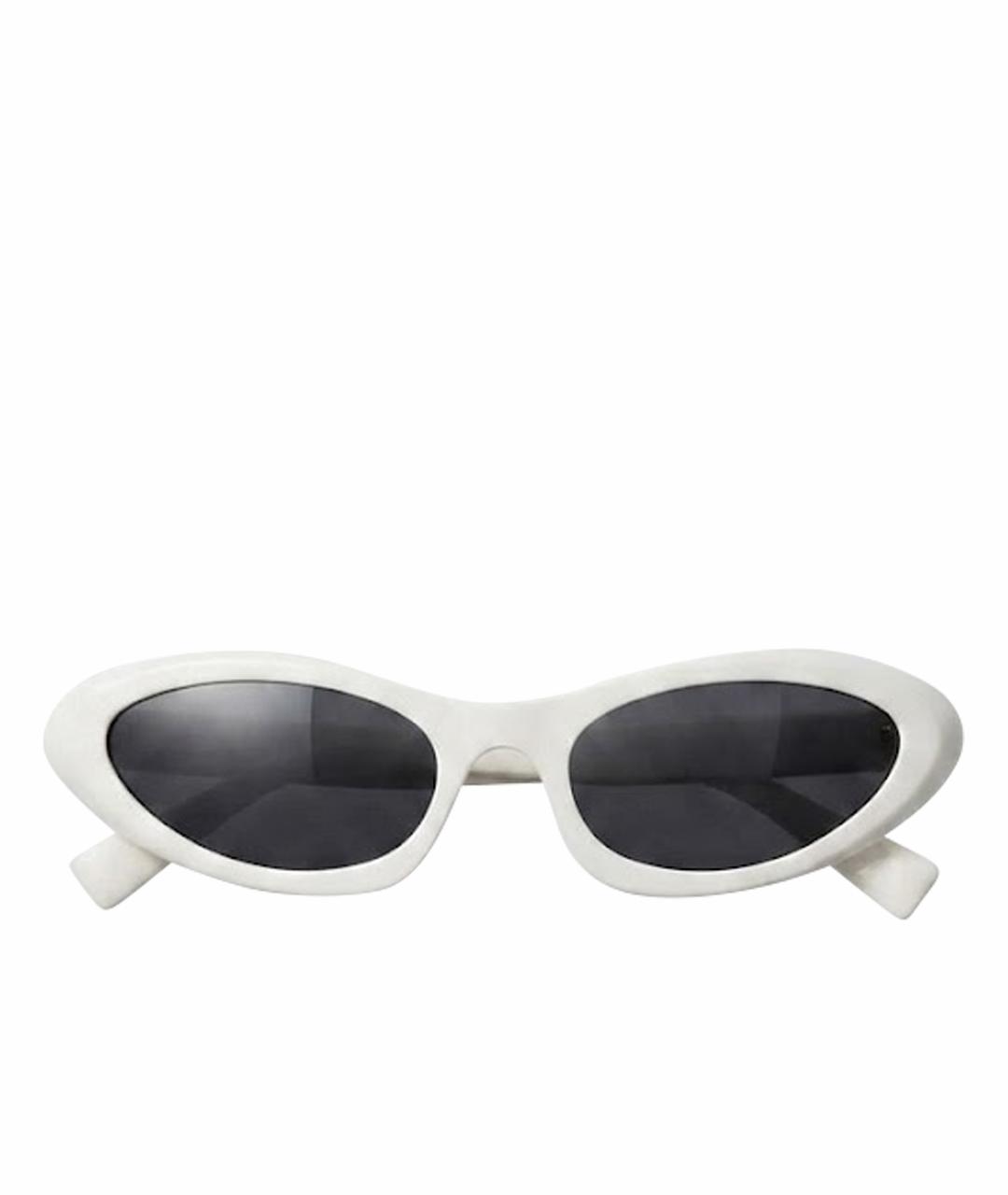 MIU MIU Белые пластиковые солнцезащитные очки, фото 1