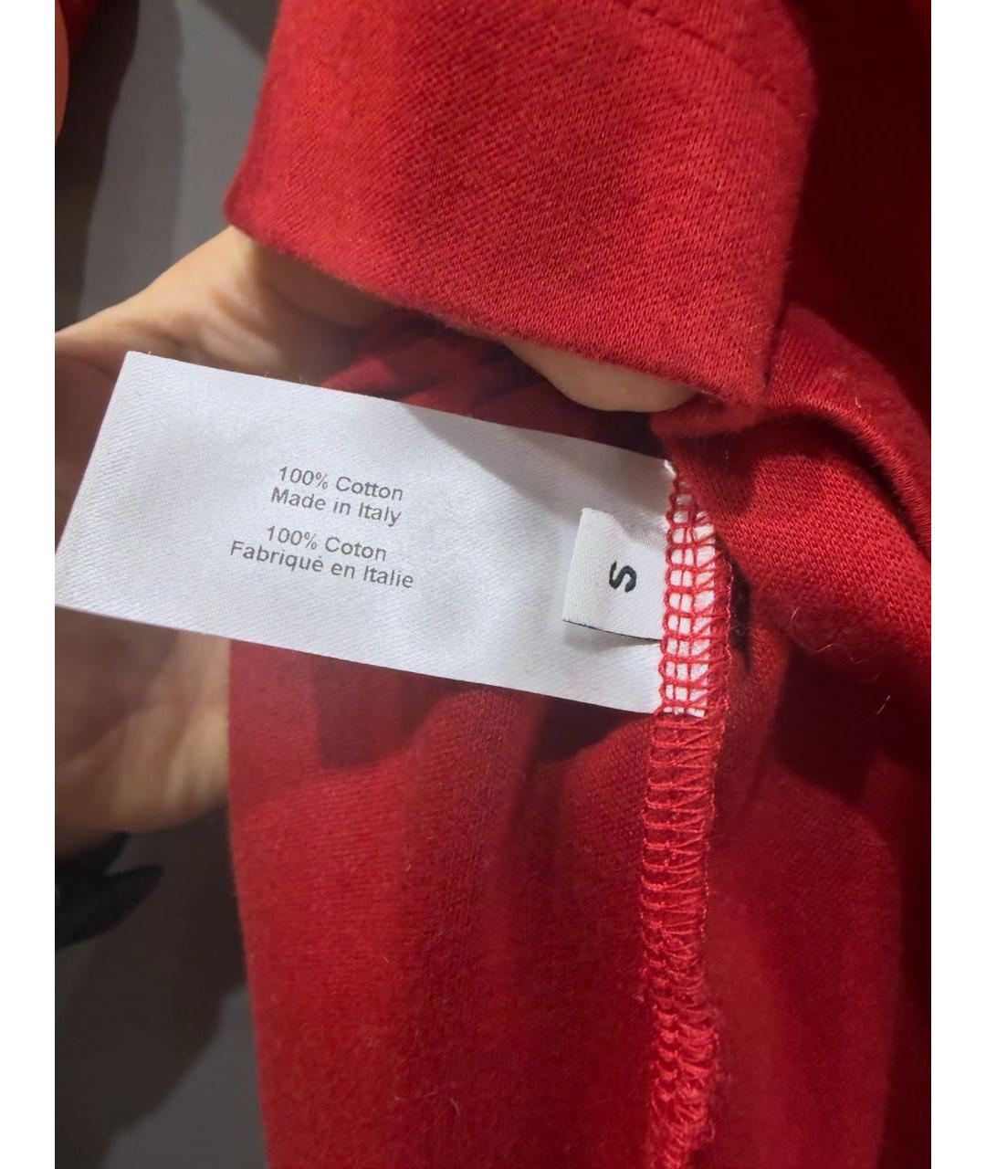 PROENZA SCHOULER Красная хлопковая футболка, фото 5