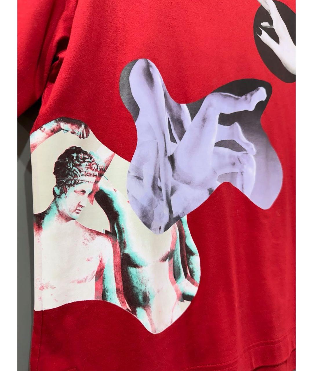 PROENZA SCHOULER Красная хлопковая футболка, фото 4