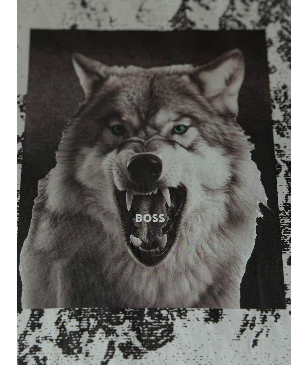 HUGO BOSS Синяя хлопковая футболка, фото 3