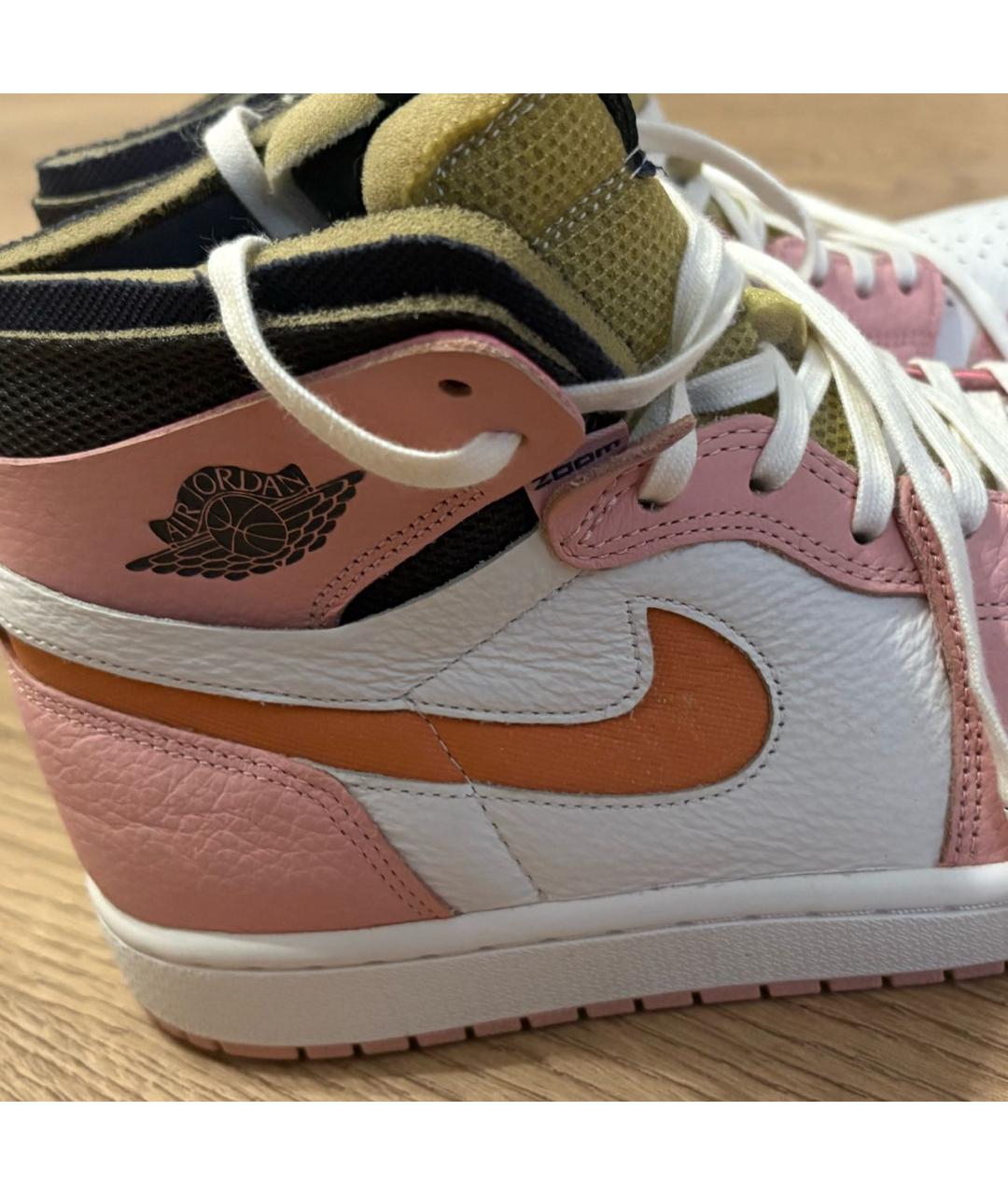 NIKE Коралловые кожаные кроссовки, фото 5