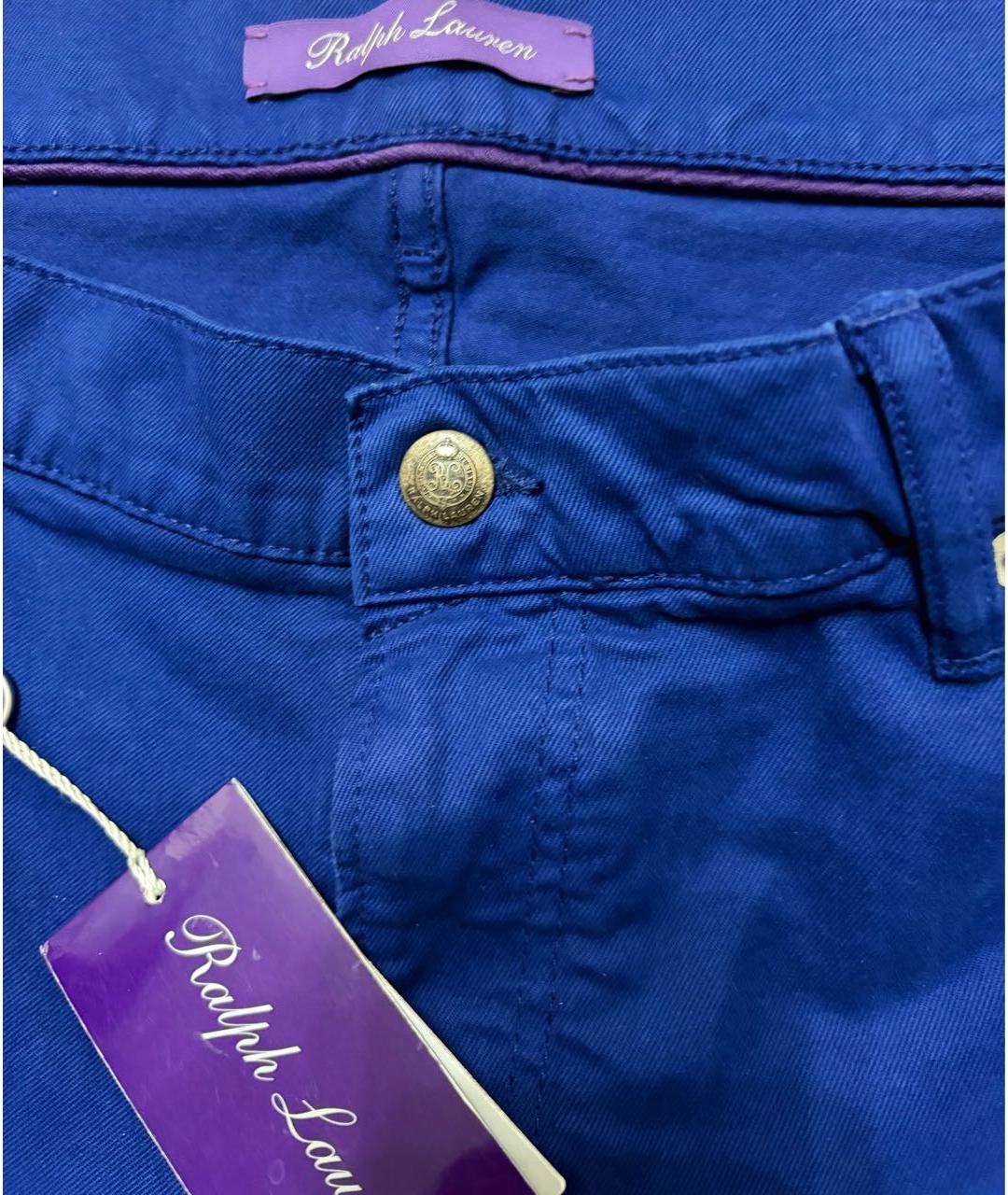 RALPH LAUREN PURPLE LABEL Синие джинсы, фото 8