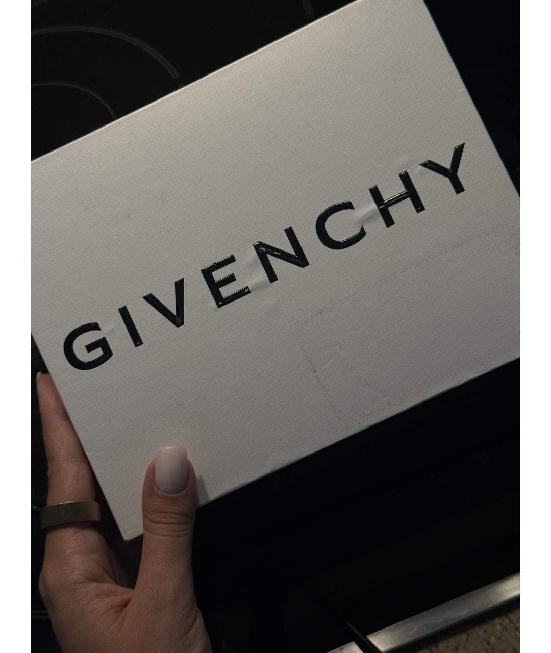 GIVENCHY Черная кожаная сумка с короткими ручками, фото 9
