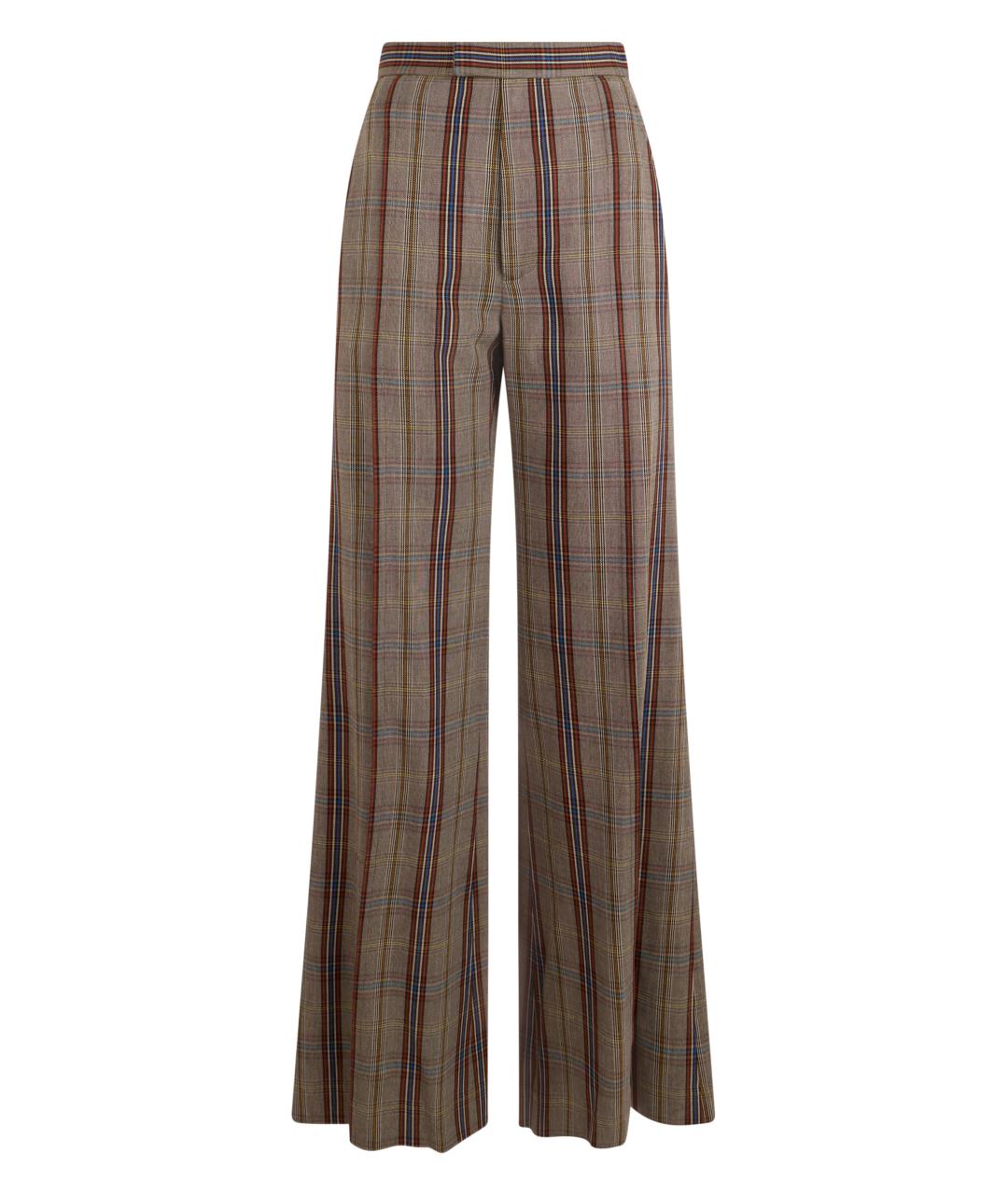 VIVIENNE WESTWOOD Мульти вискозные брюки широкие, фото 1
