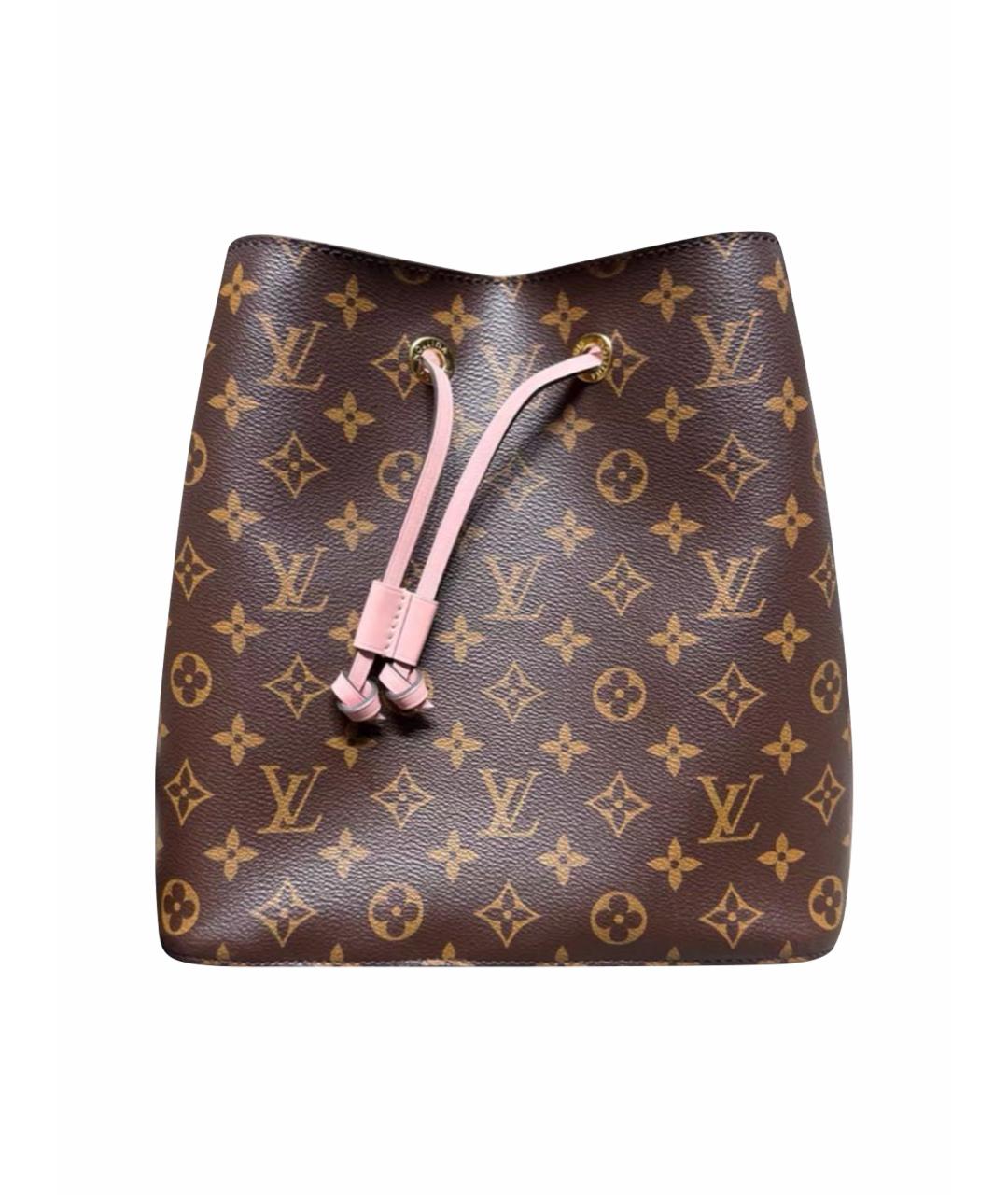 LOUIS VUITTON Коричневая сумка через плечо из канвы, фото 1