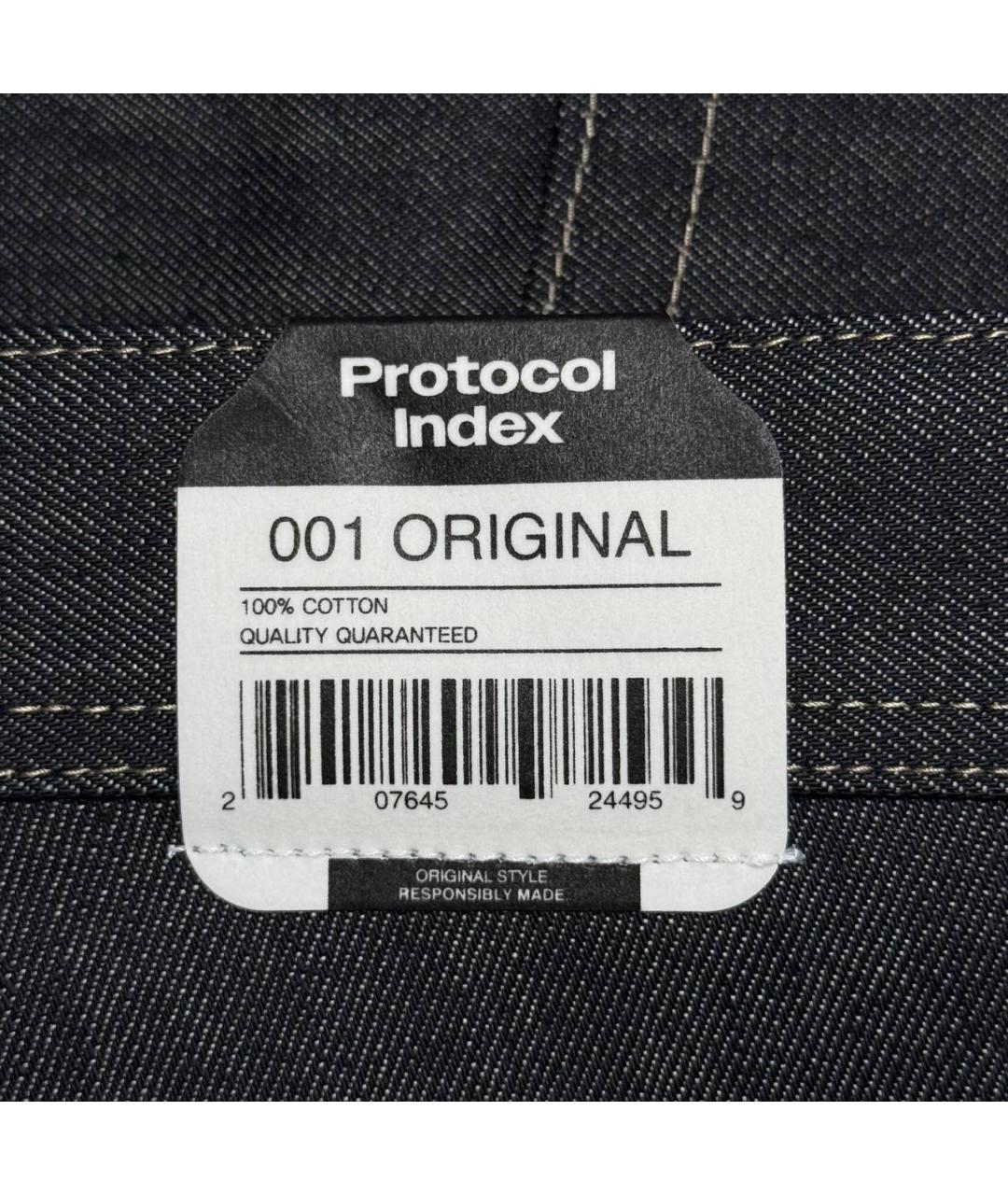 PROTOCOL INDEX Черные прямые джинсы, фото 8