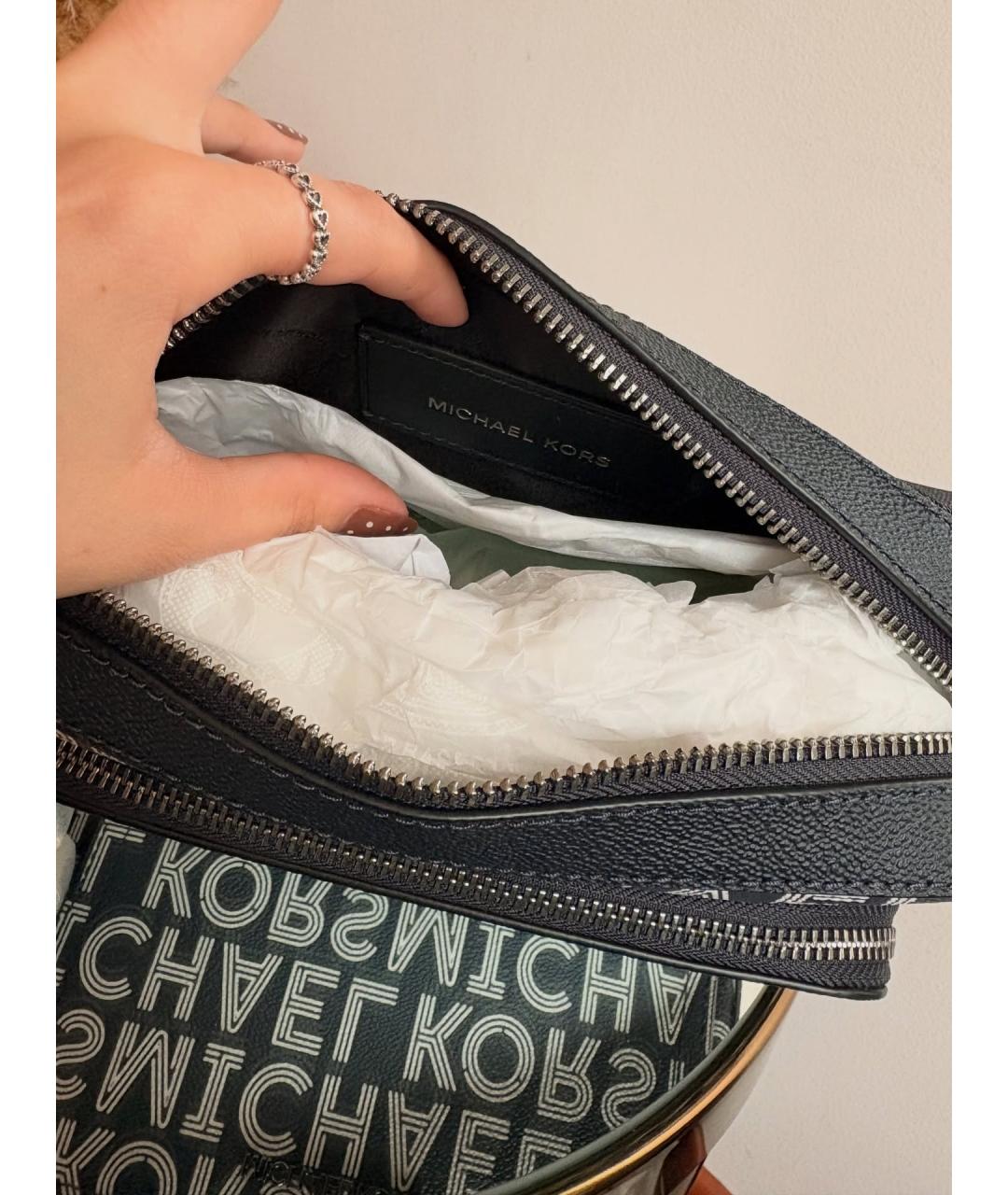 MICHAEL KORS Темно-синяя сумка на плечо, фото 6