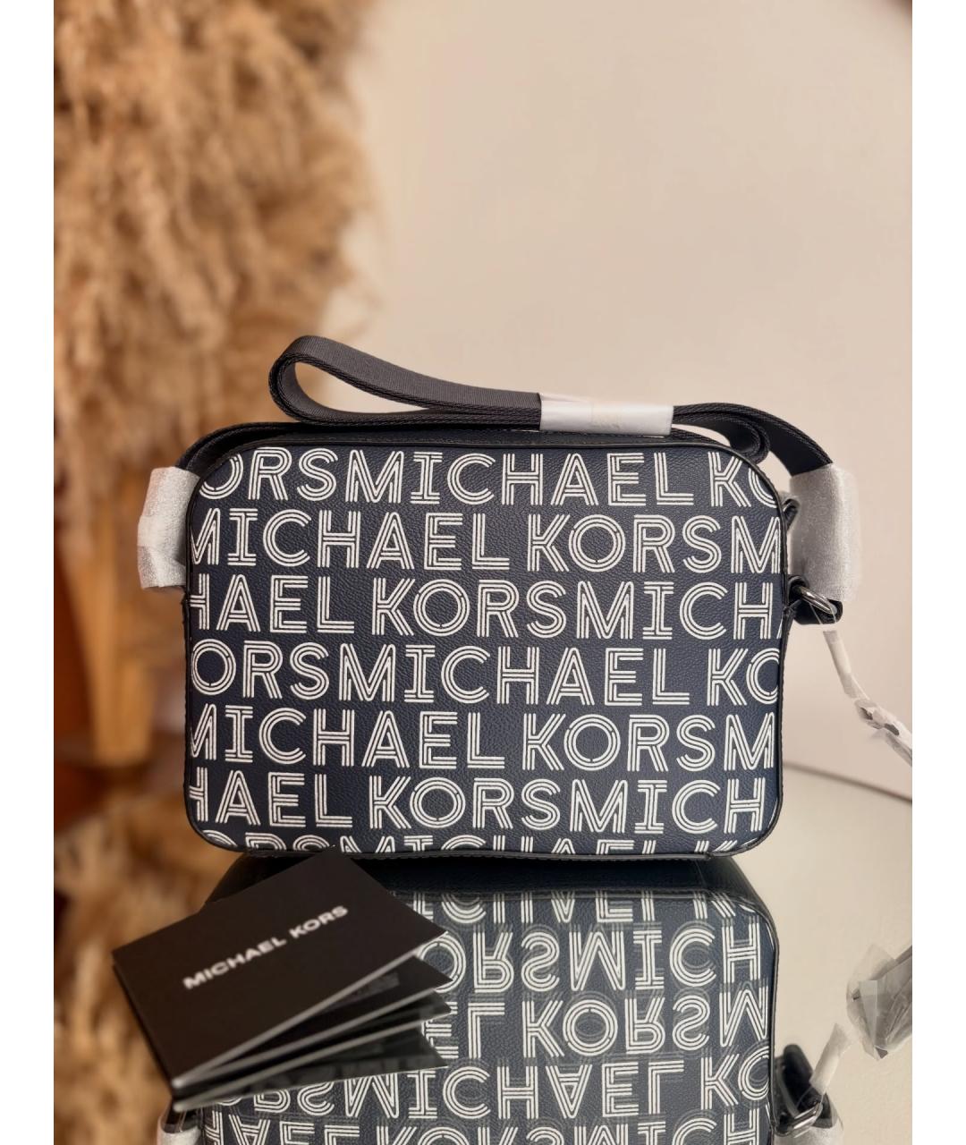 MICHAEL KORS Темно-синяя сумка на плечо, фото 5