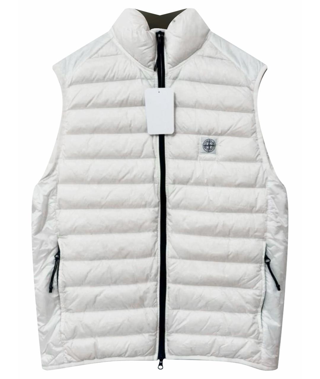 STONE ISLAND Белый жилет, фото 1