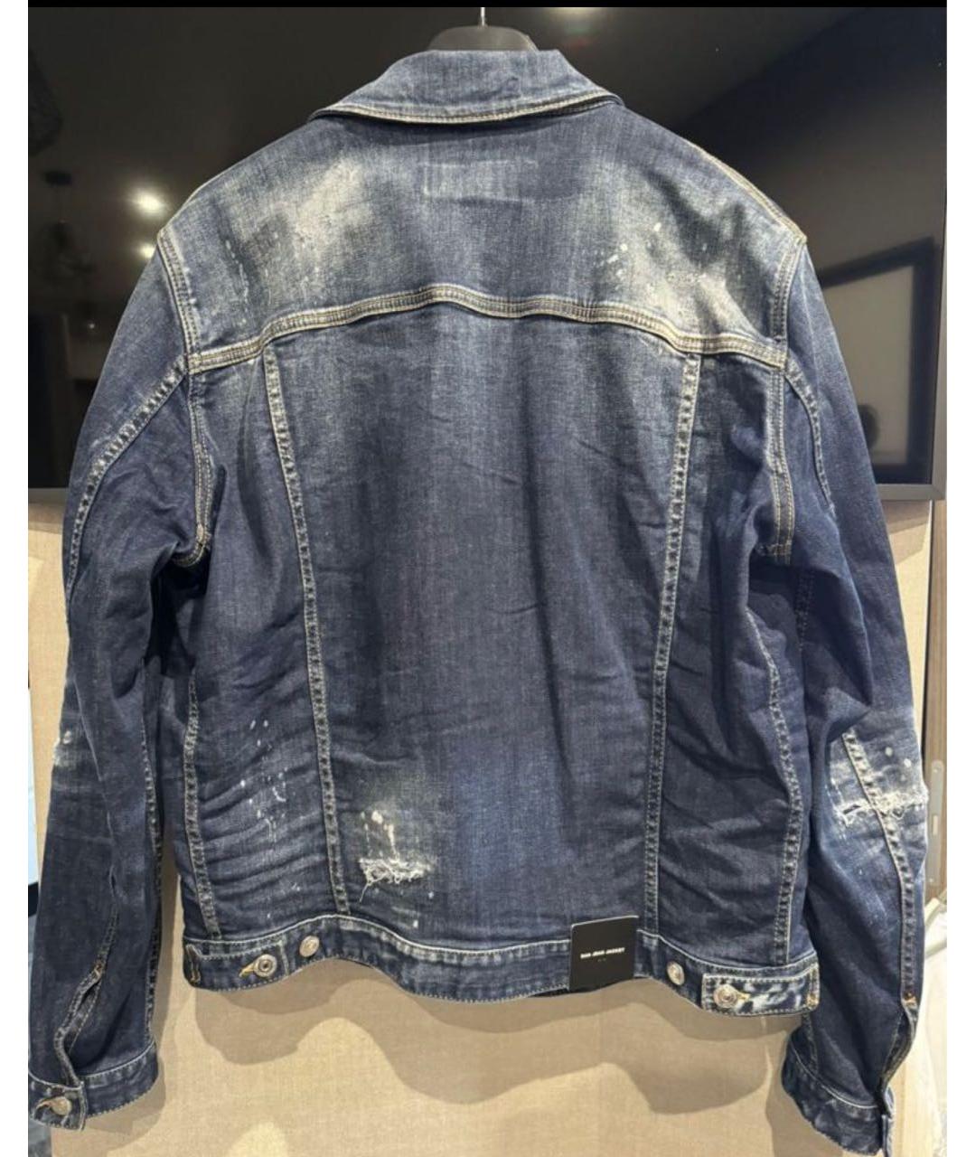 DSQUARED2 Синяя деним куртка, фото 2