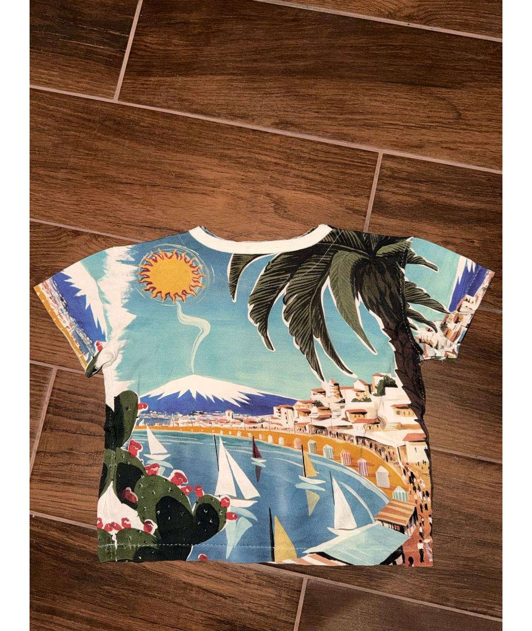 DOLCE & GABBANA KIDS Хлопковая детская футболка, фото 2