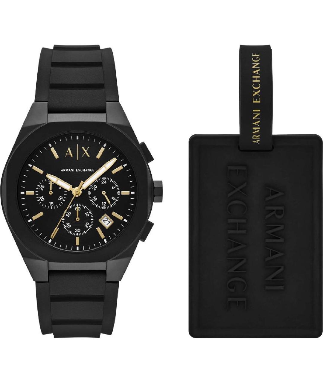 ARMANI EXCHANGE Черные стальные часы, фото 10