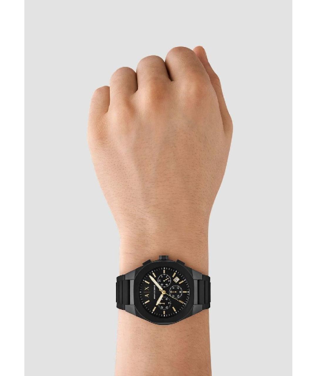 ARMANI EXCHANGE Черные стальные часы, фото 5