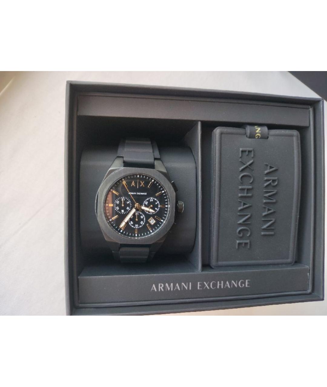 ARMANI EXCHANGE Черные стальные часы, фото 2