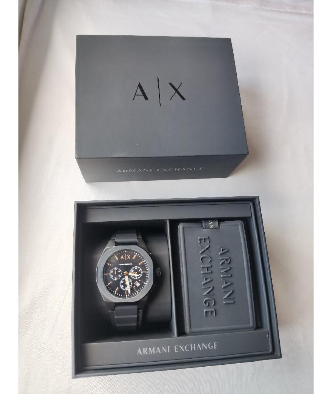 ARMANI EXCHANGE Черные стальные часы, фото 4