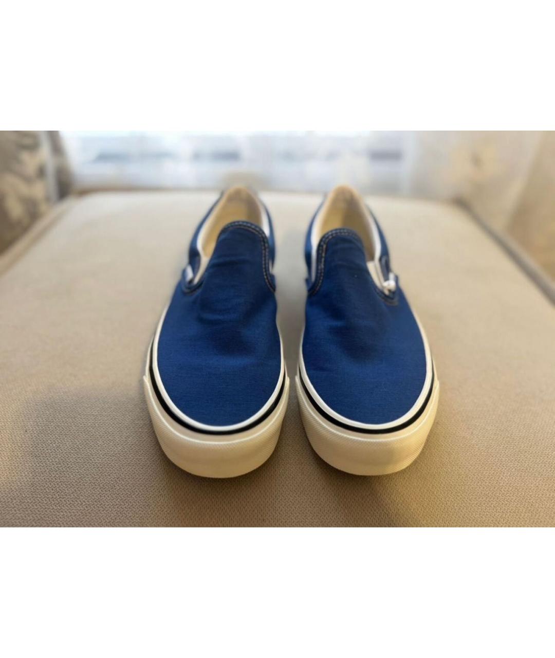 VANS Синие текстильные слипоны, фото 3