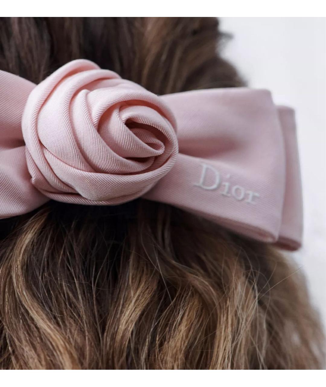 CHRISTIAN DIOR Розовая заколка, фото 3