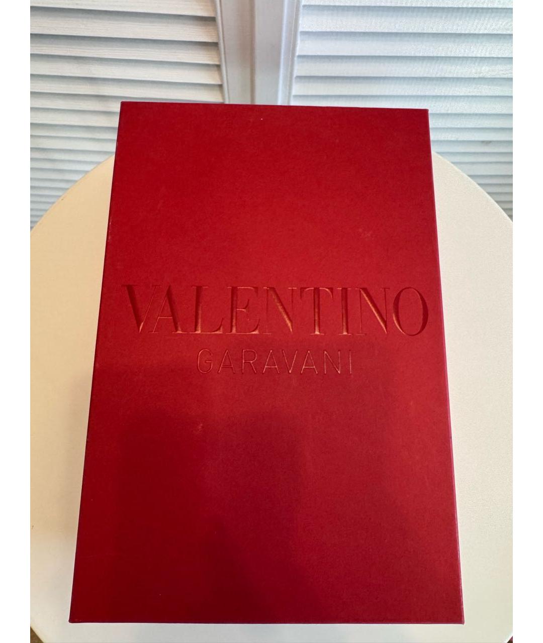 VALENTINO Розовые кожаные босоножки, фото 8