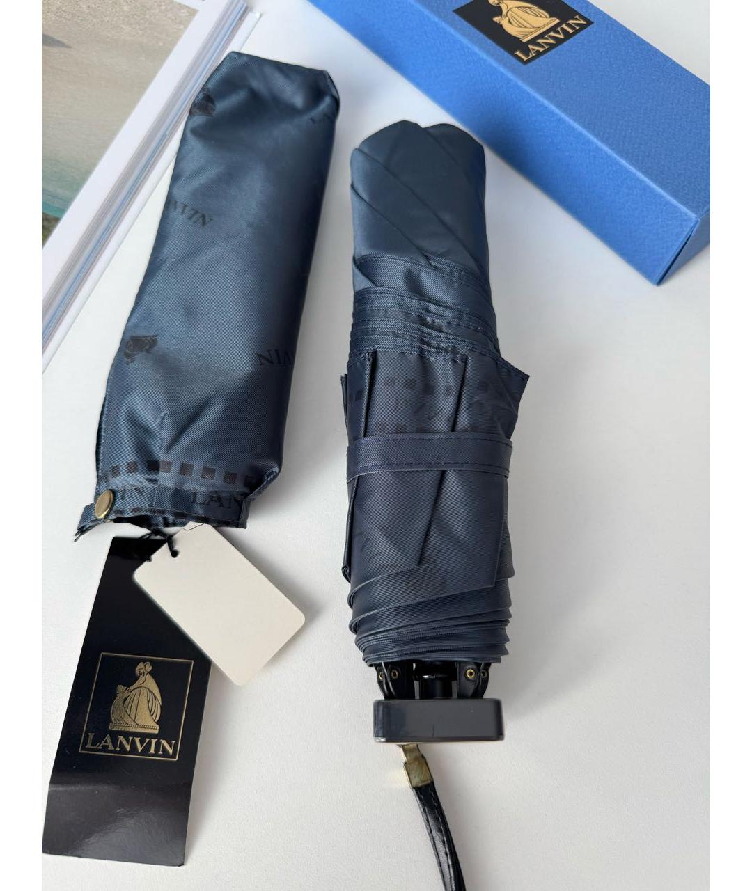 LANVIN Синий зонт, фото 5