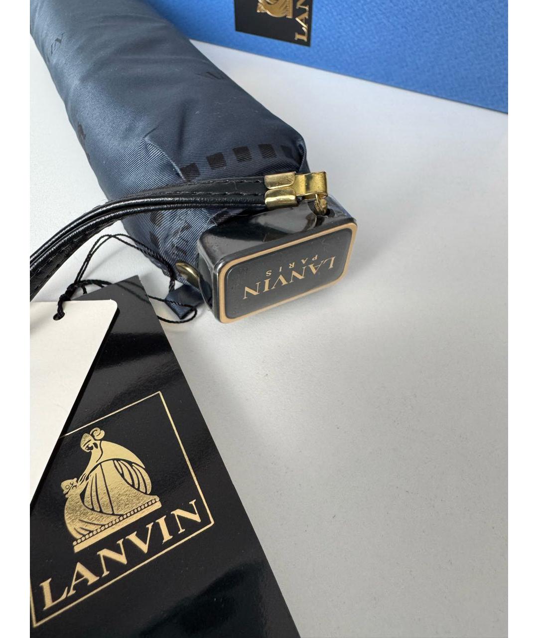 LANVIN Синий зонт, фото 3