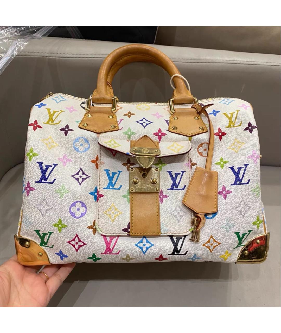 LOUIS VUITTON Мульти кожаная сумка с короткими ручками, фото 7