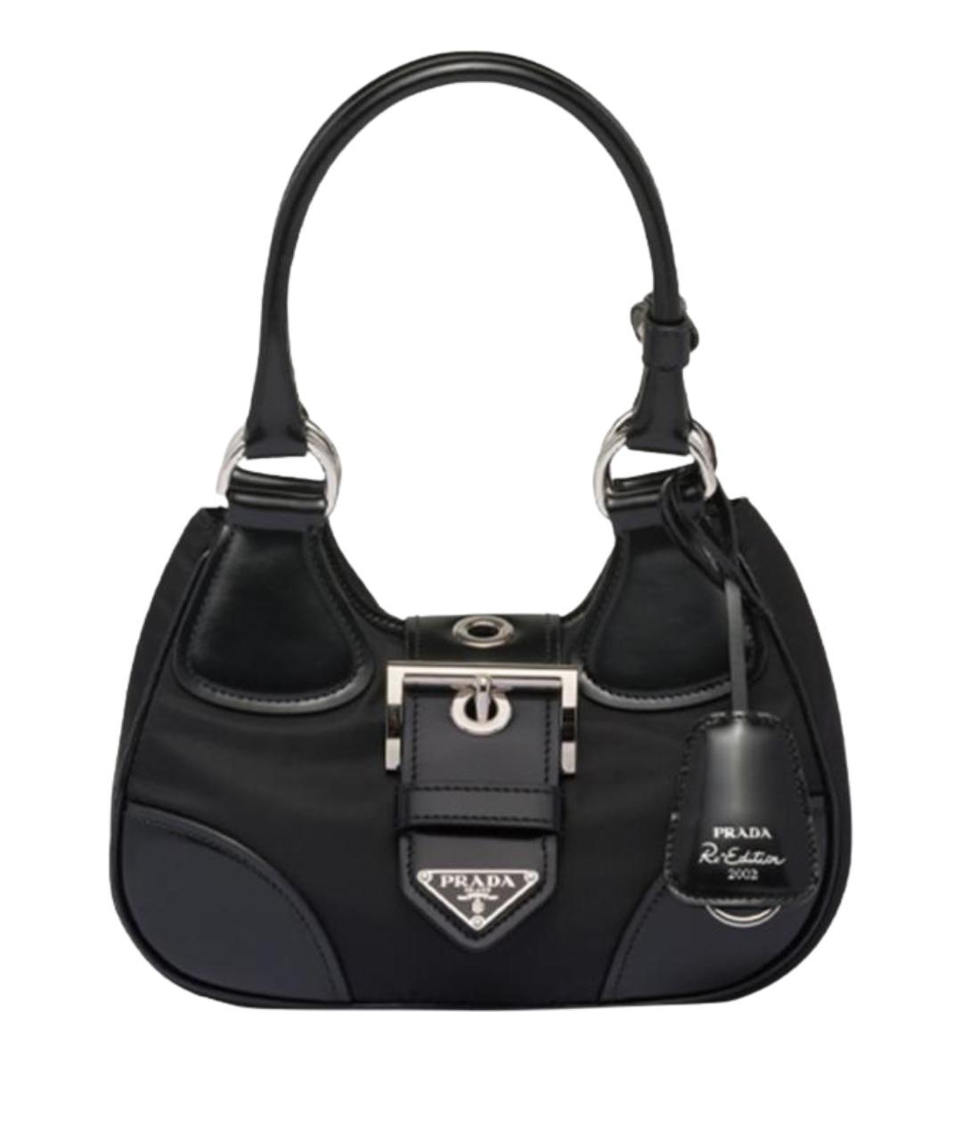 PRADA Черная нейлоновая сумка через плечо, фото 1