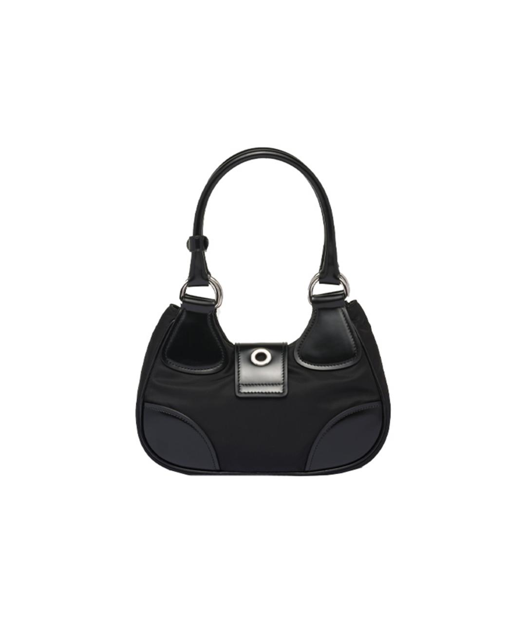 PRADA Черная нейлоновая сумка через плечо, фото 3