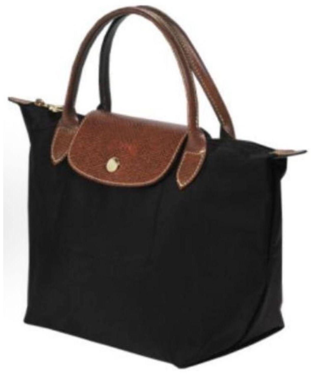 LONGCHAMP Черная синтетическая сумка тоут, фото 2