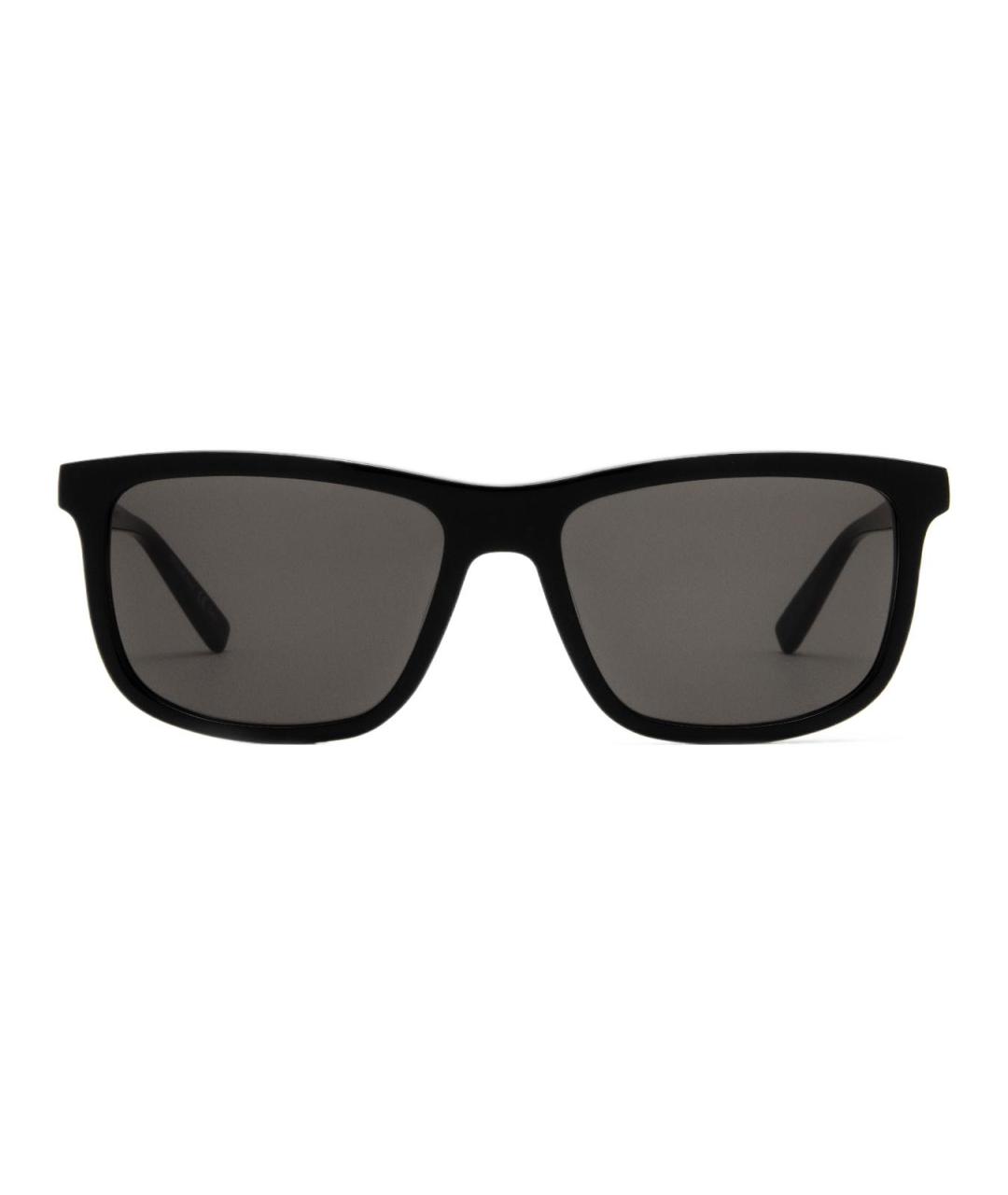 SAINT LAURENT Черные пластиковые солнцезащитные очки, фото 1